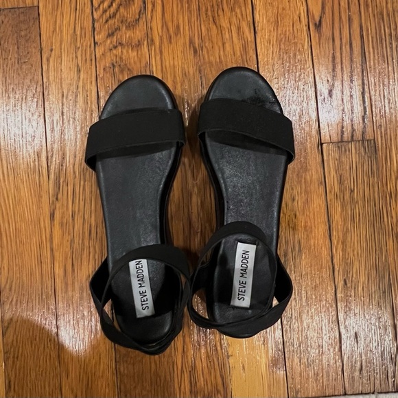 Steven Madden Platform Sandals Size 7 (Black) - Picture 2 of 5